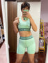 Gymshark | Flex Shorts - Cactus Green Marl